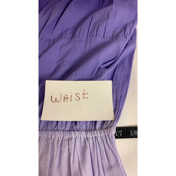 American Sweetheart Dress SZ L Purple Ombre Maxi Cottagecore Bohemian Fairy - Picture 10 of 12